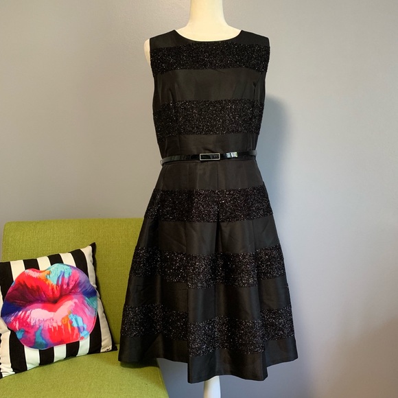 Tommy Hilfiger Dresses & Skirts - Tommy Hilfiger Fit & Flare Textured Stripe Dress